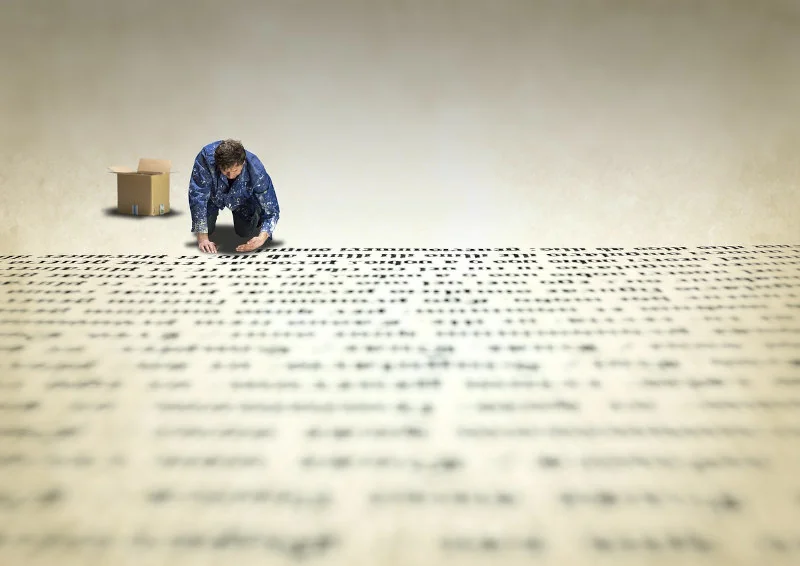 Hiding data in printed pages